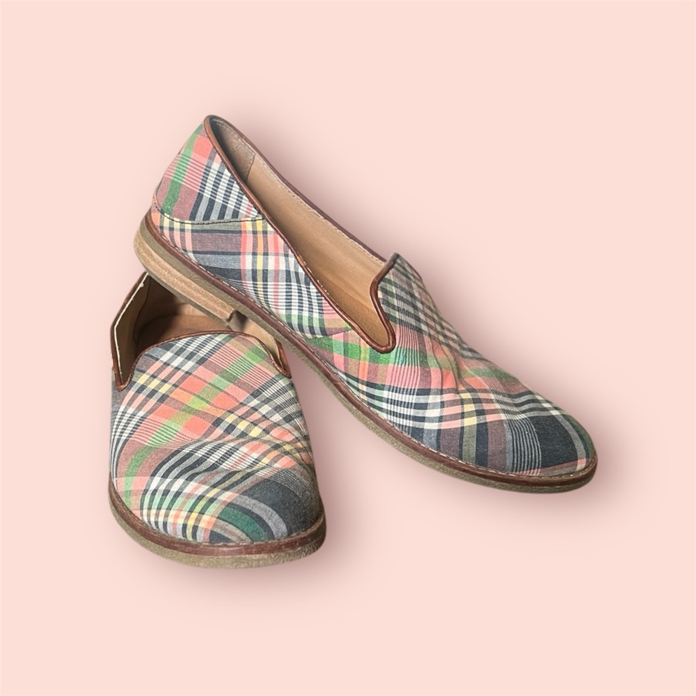 Women’s Pink Plaid Sperry’s